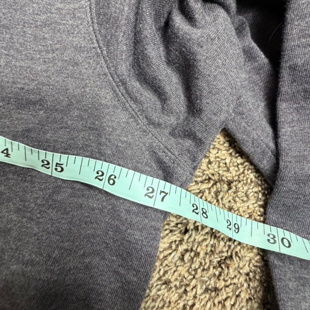 Carhartt Loose Fit Pocket Long Sleeve T Shirt Heather Charcoal Logo Mens 2XL - Picture 5 of 9
